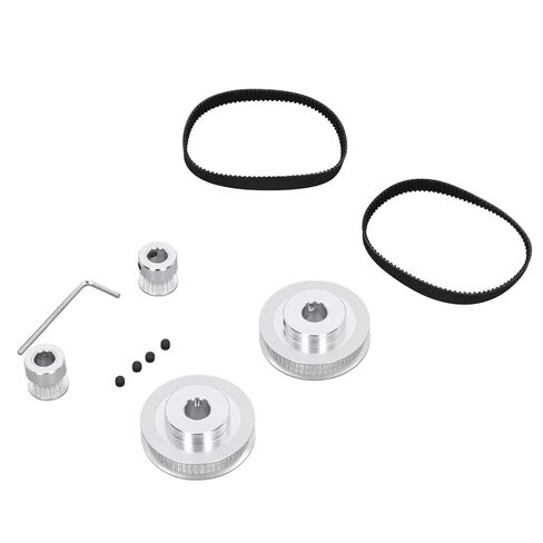 عجلة متزامنة 20 سنًا 60 سنًا من سبائك الألومنيوم متينة وقوية وسهلة التفكيك مع ملحقات طابعة حزام التوقيت 200 مم لآلة طحن 2.4 وآلة تشكيل التروس in Kuwait