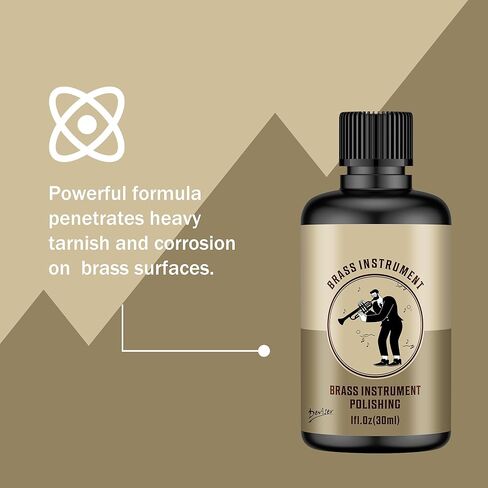 Complete Trombone Care Kit - Includes Polishing,Valve Oil,2 Cleaning Cloths,Slide Grease,and Cleaning Brush in Kuwait