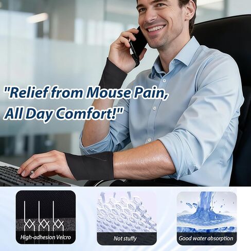 دعامة المعصم لدعم النفق الرسغي، دعامة المعصم Ulnar رفيعة جدًا مرنة للتمزق، مناسبة لمتلازمة النفق الرسغي، والتهاب المفاصل، والتهاب الأوتار، وتخفيف آلام المعصم، تناسب كلا المعصمين in Kuwait
