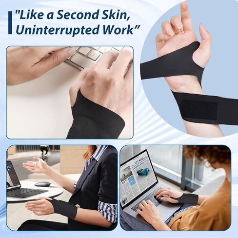 دعامة المعصم لدعم النفق الرسغي، دعامة المعصم Ulnar رفيعة جدًا مرنة للتمزق، مناسبة لمتلازمة النفق الرسغي، والتهاب المفاصل، والتهاب الأوتار، وتخفيف آلام المعصم، تناسب كلا المعصمين in Kuwait