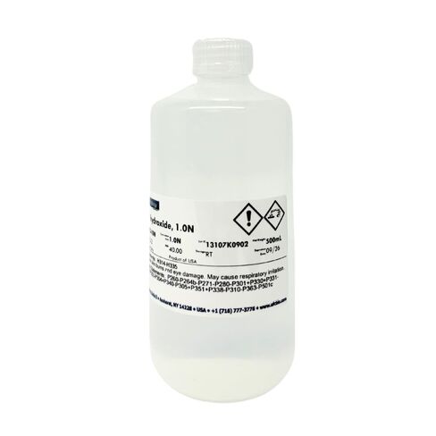 1.0N Sodium Hydroxide Solution - 500mL in Kuwait