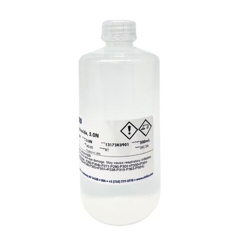 5.0N Sodium Hydroxide Solution - 500mL in Kuwait