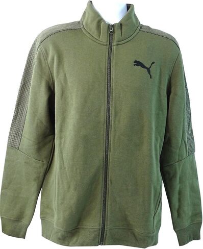 PUMA Men's Colorblock P48 Core Track Jacket Fleece in Saudi Arabia