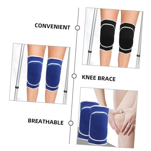 Mikinona Thick Sponge Knee Pads 2 Pairs Shockproof Knee Protectors for Basketball Soccer Skating Dance Fitness Training in Saudi Arabia