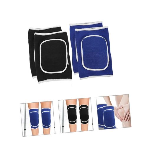 Mikinona Thick Sponge Knee Pads 2 Pairs Shockproof Knee Protectors for Basketball Soccer Skating Dance Fitness Training in Saudi Arabia