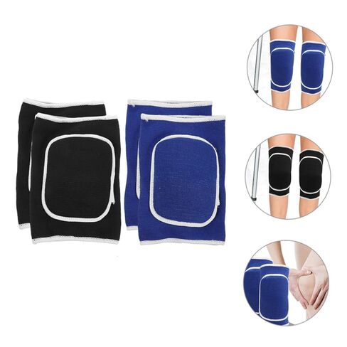 Mikinona Thick Sponge Knee Pads 2 Pairs Shockproof Knee Protectors for Basketball Soccer Skating Dance Fitness Training in Saudi Arabia