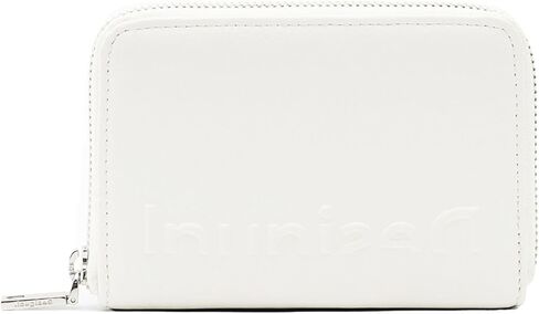Desigual Women's Accessories PU Small Wallets, White in Saudi Arabia