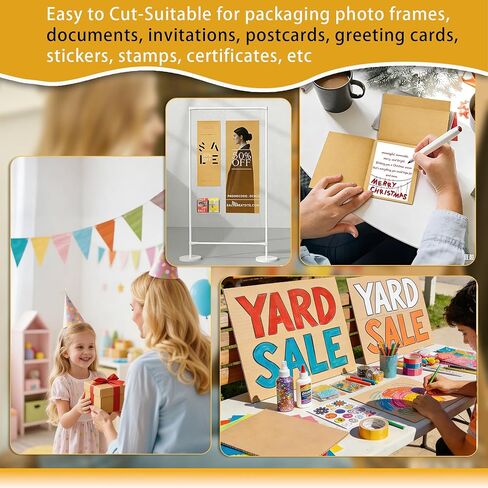 Hixdo12 حزمة من أوراق الورق المقوى المموج مقاس 24 بوصة × 36 بوصة × 3/16 بوصة، لوحة ملصقات بنية سميكة مزدوجة الجدار، أوراق كرتون مسطحة كبيرة للتعبئة والبريد والنقل والشحن والحرف اليدوية in Kuwait