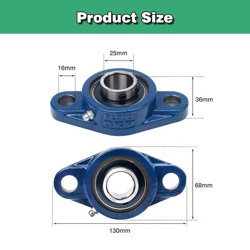 Pillow Block Bearing Set 543045052 for Husqvarna FS400 & FS400LV Walk Behind Concrete Saw，Replace OEM Part 543045052，Direct Fit in Kuwait