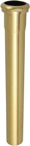 Kingston Brass EVP3007 Century 1-1/2" x 12" Brass Slip Joint Tailpiece Extension Tube, Brushed Brass in Saudi Arabia