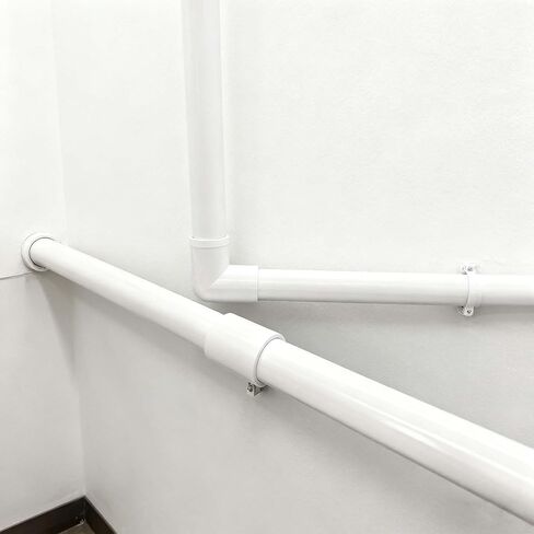 YSIL 2 "أنبوب PVC بطول 1FT Sch40 درجة الأثاث للمنزل والمزرعة والحديقة وورش العمل باللون الأبيض 2 حزمة in Saudi Arabia