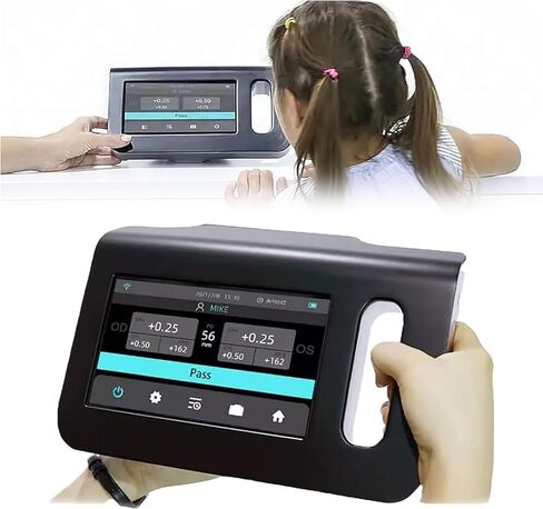 7" Touch Screen Ophthalmology Vision Screener - Rapid Eye Exam Machine for Adults & Kids, 0-180° Vision Test, 98cm Detection Distance, Fast 3S Results in Saudi Arabia
