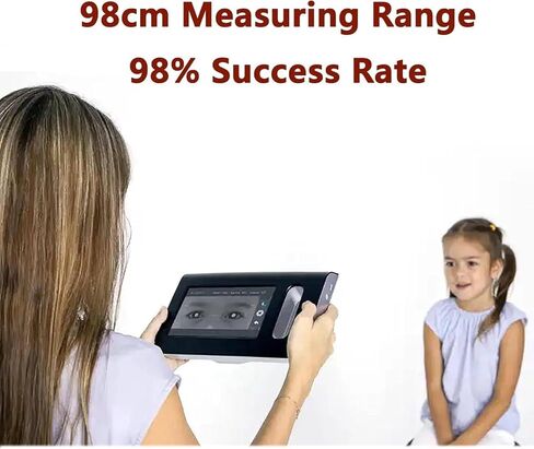7" Touch Screen Ophthalmology Vision Screener - Rapid Eye Exam Machine for Adults & Kids, 0-180° Vision Test, 98cm Detection Distance, Fast 3S Results in Saudi Arabia