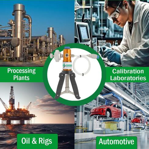 *يتم الشحن خلال يوم واحد* معاير الضغط ومضخة التفريغ التي تعمل يدويًا (المضخة اليدوية فقط) لمختبرات المعايرة والمعايرة الميدانية ومعايرة جهاز إرسال الضغط: SK-2200-P in Kuwait