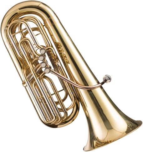 Beginner Tuba B Flat Bass Tuba with Four Keys for Brass Instruments in Kuwait