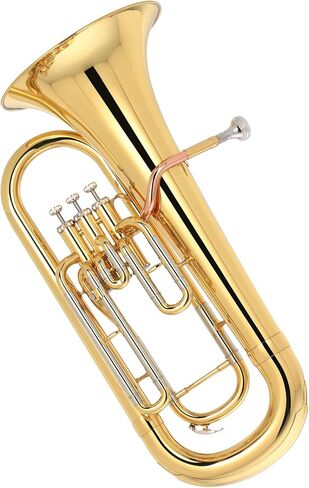 Beginner Tuba B Flat Euphonium Lacquered Gold Instrument in Kuwait