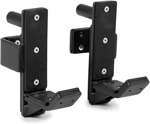 Titan Fitness T-2 Series Power Rack J-Hooks, 1000 LB Capacity, Fits 2" x 2" Rack Uprights with 26mm Holes, UHMW Protective Liners, Barbell Holder for Squat & Bench Press in Kuwait