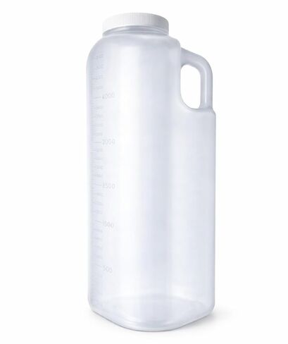 24 Hour Urine Collector – 3000 mL (101 oz) Large Translucent Urinal with Leak-Proof Screw Cap, Wide Mouth & Easy-Grip Handle - 1 Each in Saudi Arabia