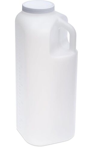 24 Hour Urine Collector – 3000 mL (101 oz) Large Translucent Urinal with Leak-Proof Screw Cap, Wide Mouth & Easy-Grip Handle - 1 Each in Saudi Arabia