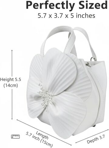 محفظة القابض الأزهار للنساء بو بيئة مسائية متعددة الألوان قابلة للتحويل حزام كتف الزفاف وحقائب الحفلات in Kuwait