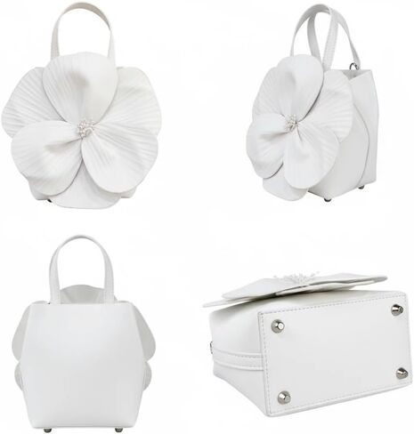 محفظة القابض الأزهار للنساء بو بيئة مسائية متعددة الألوان قابلة للتحويل حزام كتف الزفاف وحقائب الحفلات in Kuwait