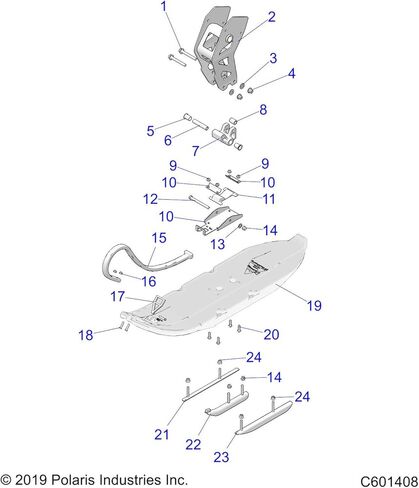 بولاريس 2206795 SKI-10 جزء ASM in Kuwait