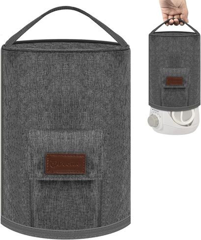 غطاء غبار متوافق مع Waterpik Aquarius WP-660، حقيبة لتنظيف الأسنان بالماء مقاومة لرذاذ الماء مع جيب لـ 7 نصائح بديلة، منظم الحمام وتخزين السفر (حقيبة فقط) in Kuwait