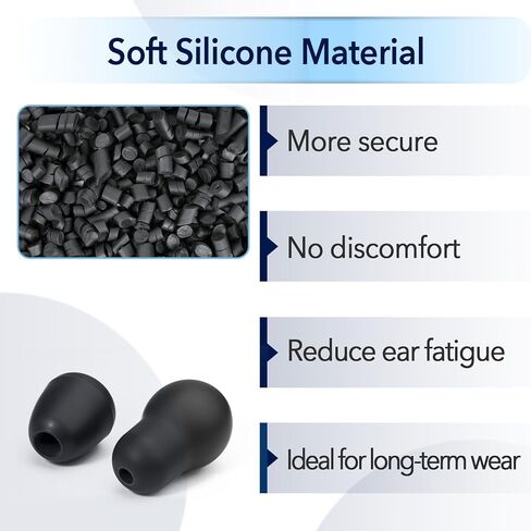 12Pcs Stethoscope Ear Tips Replacement for Littmann, Small/Medium Ear Tips for Littman Compatible with Classic III, Cardiology 3, 4, & IV, Soft-Black Stethoscope Ear Tips for Littmann in Saudi Arabia