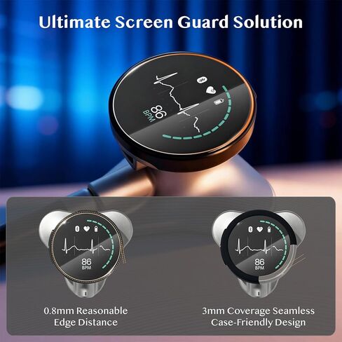3 Pack EPU HD Clear Flexible Screen Protector for Eko CORE 500 Digital Stethoscope, 3D Curved Full Coverage, 4-Layer Alignment Bubble-Free, Daily Screen Guard, Perfect Accessories for Eko Stethoscope in Saudi Arabia