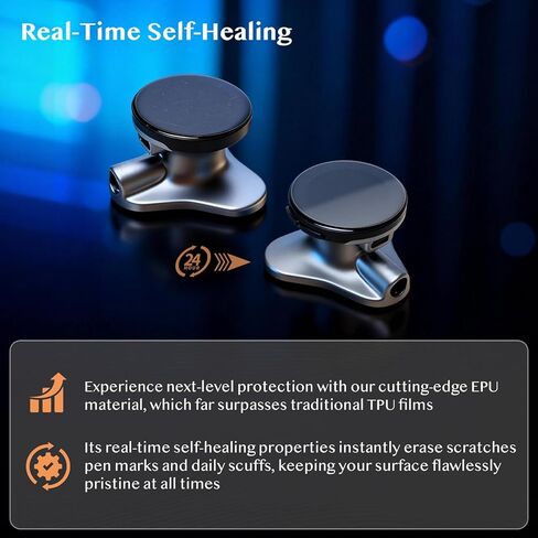 3 Pack EPU HD Clear Flexible Screen Protector for Eko CORE 500 Digital Stethoscope, 3D Curved Full Coverage, 4-Layer Alignment Bubble-Free, Daily Screen Guard, Perfect Accessories for Eko Stethoscope in Saudi Arabia