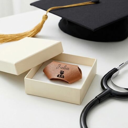 Takuno Personalized Stethoscope Name Tag Custom Leather Stethoscope Label Tags Charms with Name and Icon Nurse Essentials Accessories Gift for Nurses Week Doctor in Saudi Arabia