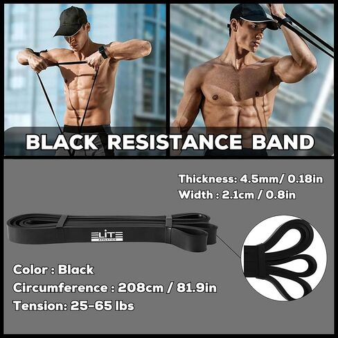 Wood Gymnastic Rings 32mm and 28mm Grip with Adjustable Numbered Straps + Grip Tape + Pull Up Resistance Bands + Drawstring Carry Bag in Kuwait