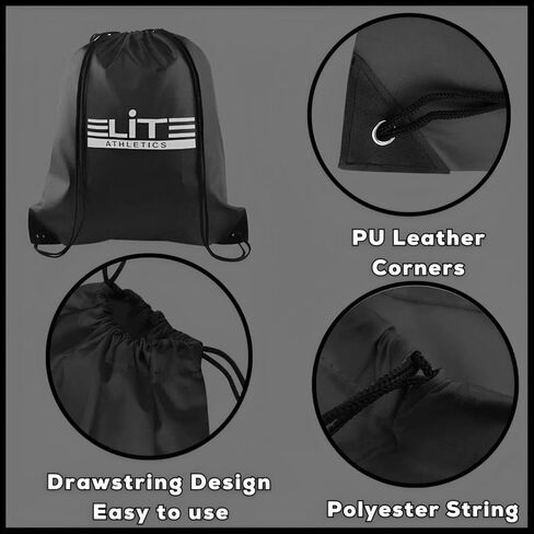 Wood Gymnastic Rings 32mm and 28mm Grip with Adjustable Numbered Straps + Grip Tape + Pull Up Resistance Bands + Drawstring Carry Bag in Kuwait