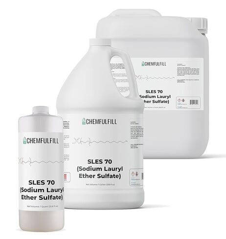 Chemfulfill Sodium Lauryl Ether Sulfate 70% – SLES 70% (SLES70) (Half-Gallon (64 fl oz)) in Kuwait
