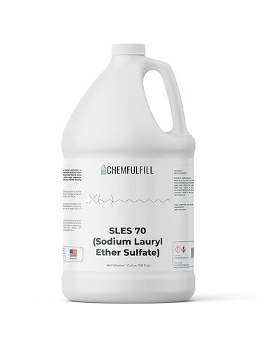 Chemfulfill Sodium Lauryl Ether Sulfate 70% – SLES 70% (SLES70) (Half-Gallon (64 fl oz)) in Kuwait