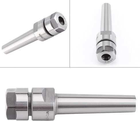 MT2 ER16 كوليت تشاك حامل عالية الدقة CNC أداة الطحن حامل مع M10 الموضوع دائم الكربون الصلب الوجه طحن محول أربور لآلات طحن مخرطة الحفر 1 قطعة in Saudi Arabia