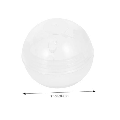 20 قطعة من كبسولات آلة العلكة المستديرة الشفافة من IMIKEYA - قوالب كروية بلاستيكية للحرف اليدوية والحرف اليدوية in Kuwait