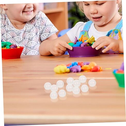 20 قطعة من كبسولات آلة العلكة المستديرة الشفافة من IMIKEYA - قوالب كروية بلاستيكية للحرف اليدوية والحرف اليدوية in Kuwait