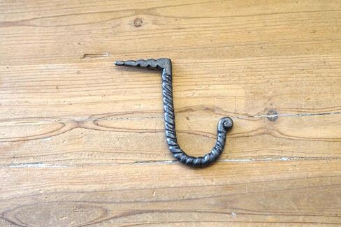 Vintage 10 Hand Forged Nail in Hooks Medieval Primitive Glazed Iron Hammer Hooks Mug in Saudi Arabia