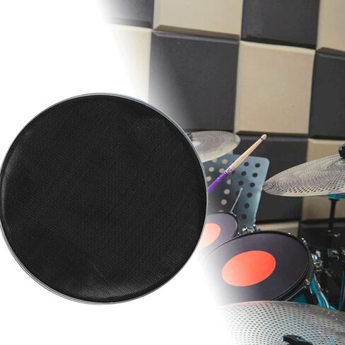 Bass Drum Drumhead Drum Pad Silent Accessories with Drum Mute Pad Mesh Silent Drumhead Replacement for Percussion Kick Drum, 10 inch in Saudi Arabia