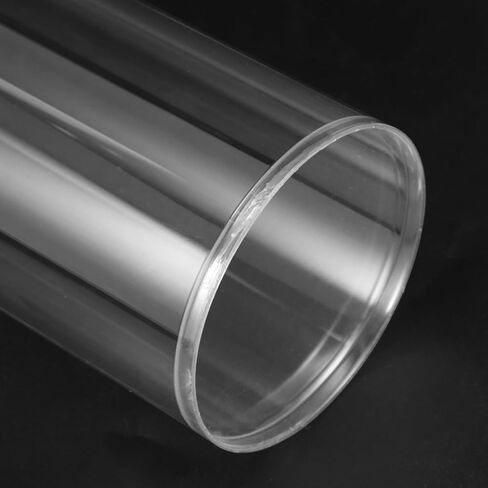 حاوية أنبوب كرة التنس من POPETPOP مع غطاء أسود حافظة كرة تنس PVC شفافة للاستخدام الرياضي في الهواء الطلق وتخزين ملحقات المعدات المحمولة 13.4 بوصة in Saudi Arabia