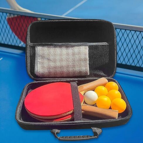 Yiju Ping Pong Paddle Case, Racket Protector MultifunctionTable Tennis Racket Case Pingpong Storage Bag EVA Hard Cover Case for Travel Outdoor Sports Gift in Saudi Arabia