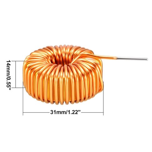 Vertical Toroid Magnetic Inductor Monolayer Wire Wind Wound 150uH 15A Inductance Coil in Saudi Arabia