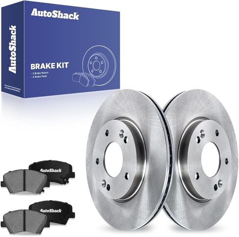 Autoshack Front Brake Kit Praking for Kia Forte Koup Forte5 Hyundai Veloster Elantra GT Elantra Coupe 2011-2016 Elantra Discs Brake Rotors مع لوحة الفرامل السيراميك 11.0 "(280.0 مم) SCD1543-R41586PR in Saudi Arabia