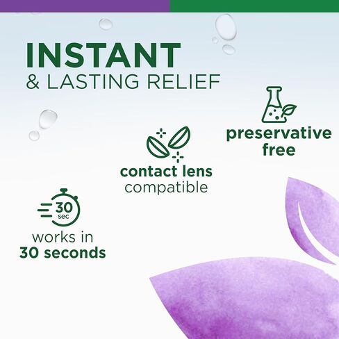 Similasan Complete Eye Relief Drops, Lubricates and Protects, Naturally Inspired Ingredients for Multi-Symptom Eye Discomfort, Preservative-Free, Ectoin Enhanced, Contact Lens Friendly, 0.33 FL.OZ in Kuwait