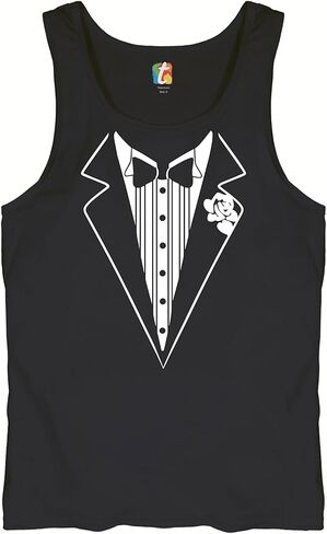 Tuxedo Funny Tank Top Funny Birthday Party Classic Humor Tux Men's Sleeveless in Kuwait