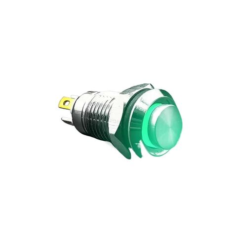 8 10 12 16 mm 3/6/12/24/110/220V pins high Head Small Waterproof Metal Push Button Switch LED Light Self-Locking/Self-Reset(Yellow LED (1NO),SELF-Locking(1NO)_8MM(1NO)_220V) in Kuwait