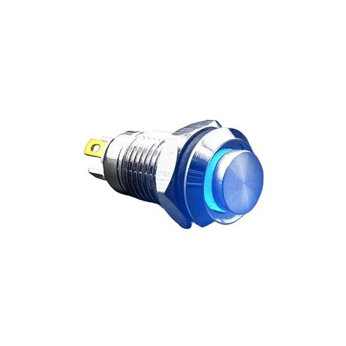 8 10 12 16 mm 3/6/12/24/110/220V pins high Head Small Waterproof Metal Push Button Switch LED Light Self-Locking/Self-Reset(Yellow LED (1NO),SELF-Locking(1NO)_8MM(1NO)_220V) in Saudi Arabia