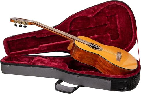 Crossrock Foam Case for A & F Style Mandolin | Lightweight Black Gig Bag with Plush Interior & Storage, Detachable Backpack (CRP300MAFBK) in Saudi Arabia