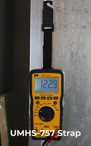 Ideal Electrical Universal Magnetic Hanging Strap - Compatible with Many of IDEAL's Testers Including Multimeters and Clamp Meters (UMHS-757) in Kuwait